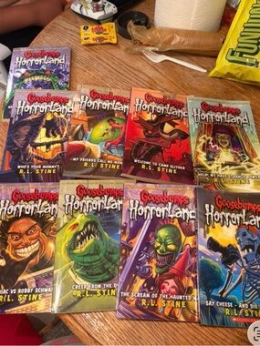 Collection of 9 Goosebumps HorrorLand books by R.L. Stine